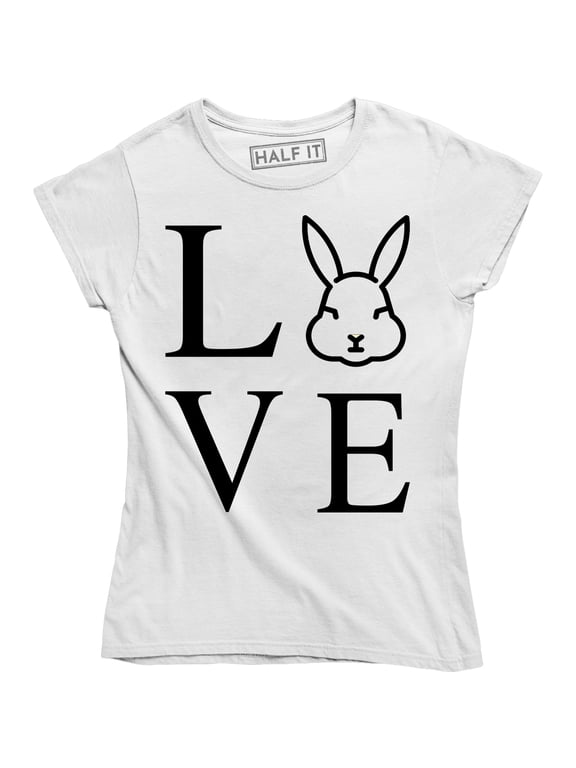 Love Bunny Happy Easter Cute Easter Bunny Women Gift Idea T-Shirt