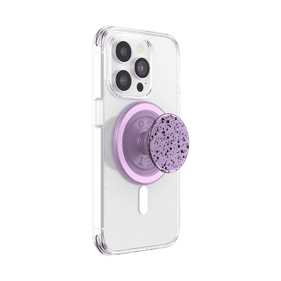 PopSockets Phone Grip for MagSafe, Magnetic Holder, Phone Stand, Cute - Sugar Plum Speckle