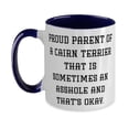 thumbnail image 1 of Love Cairn Terrier Dog Two Tone 11oz Mug, Proud Parent of a Cairn Terrier That is, Inappropriate Gifts for Friends, Christmas Gifts, 1 of 2
