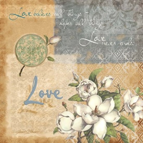 Love Canvas Art - Janet Stever (19 x 19)