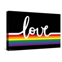 Love Canvas Wall Poster, 14.725" x 22.375"