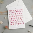 thumbnail image 1 of Love Card with Colorful Heart Design - Perfect for Valentine's Day, Anniversaries, or Just Because - Envelope Included, Blank Inside for Personal Messages, 1 of 2
