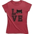 thumbnail image 1 of Love Cat Face Funny Cutie Cute Kitten Animal Pet LoverWomen's T-Shirt, 1 of 4
