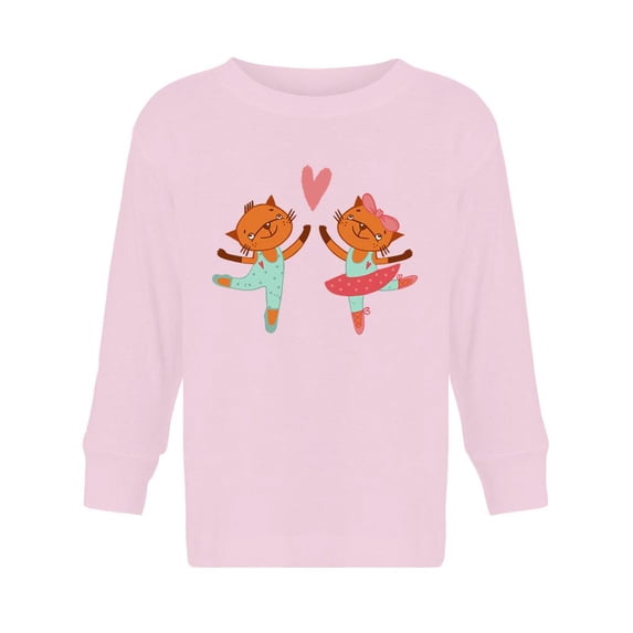Love Cats Dancing Ballet Long Sleeve Toddler -Image by Shutterstock, 5 Toddler