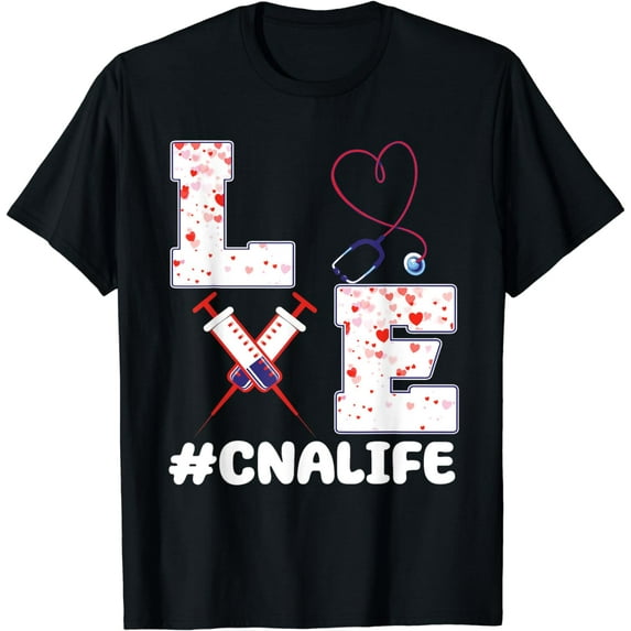 Love Certified Nursing Assistant Valentine's Day Apparel CNA T-Shirt