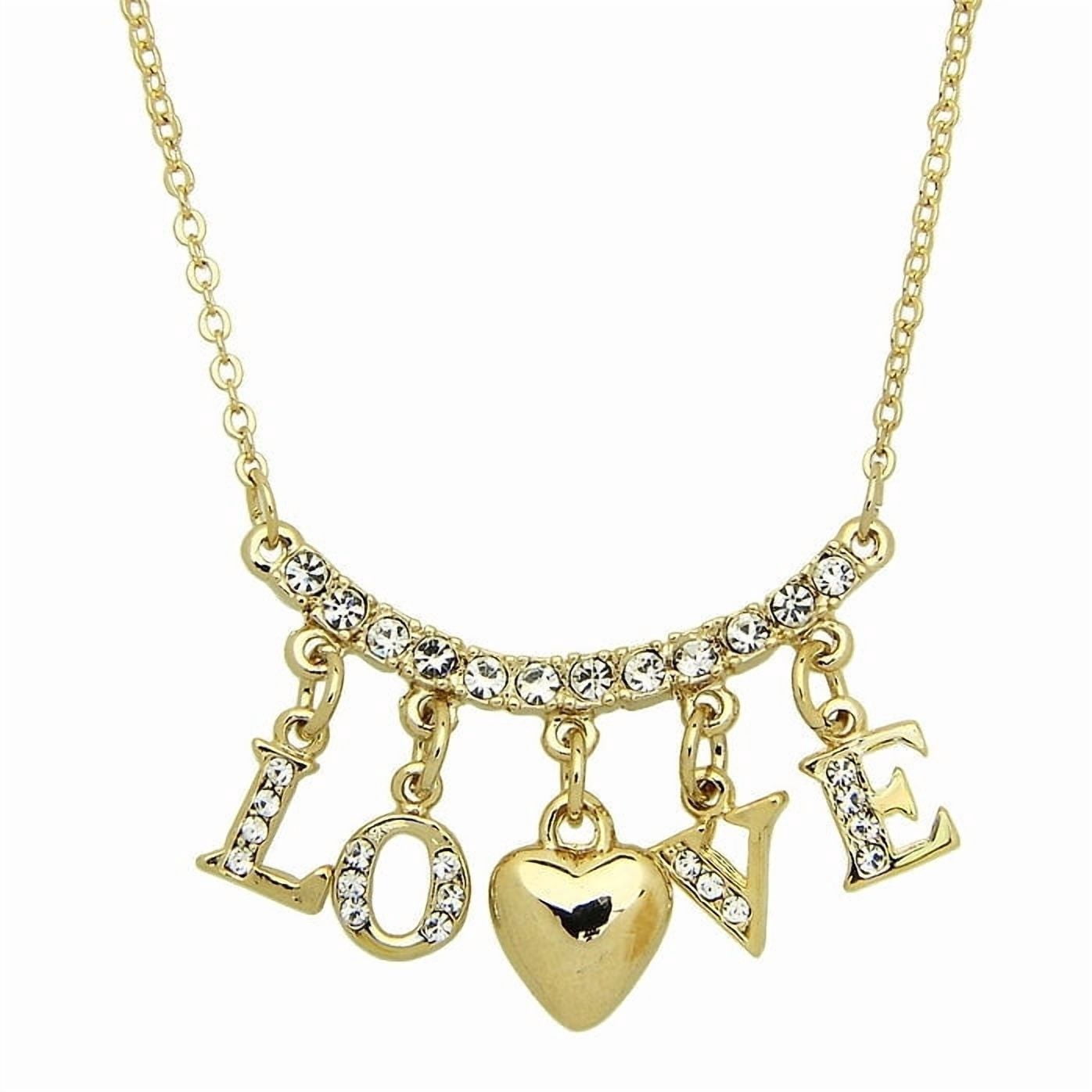 Freebird Jewelry Box Love Charm Necklace - Gold