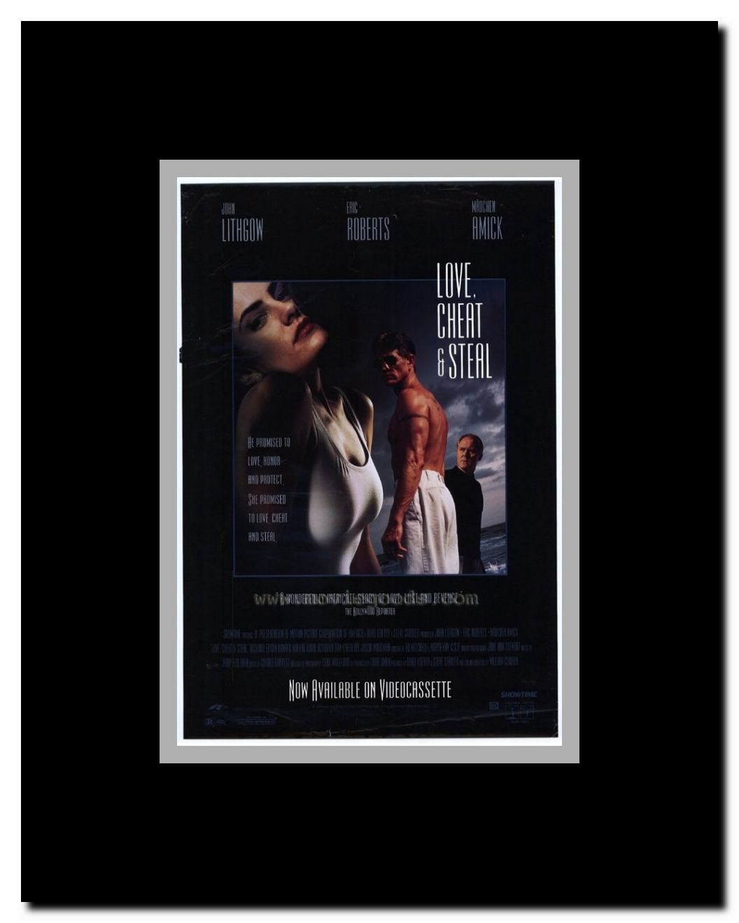 Love Cheat & Steal Framed Movie Poster