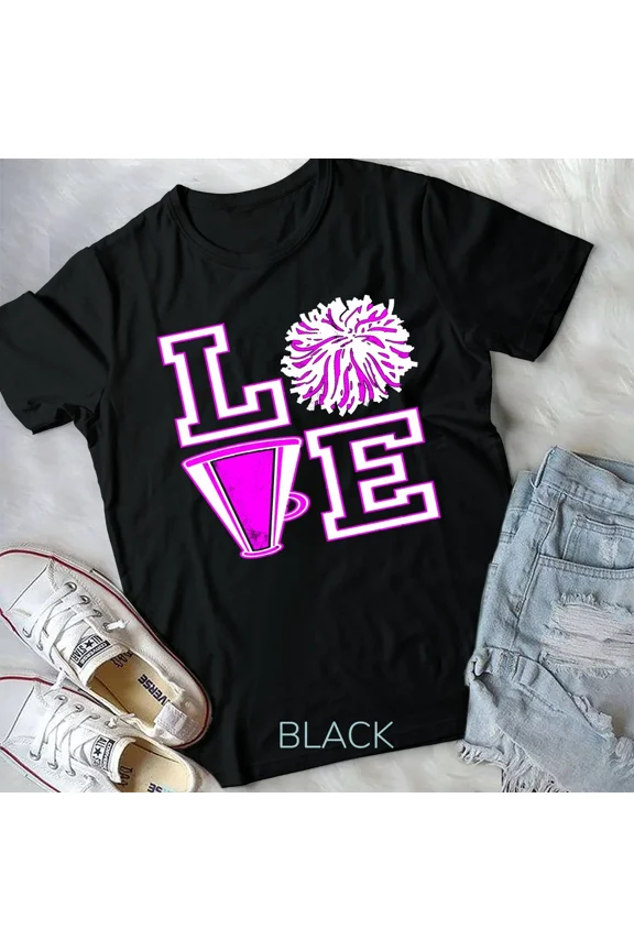 Love Cheer For Teen Girls Cheerleader Unisex T-shirt