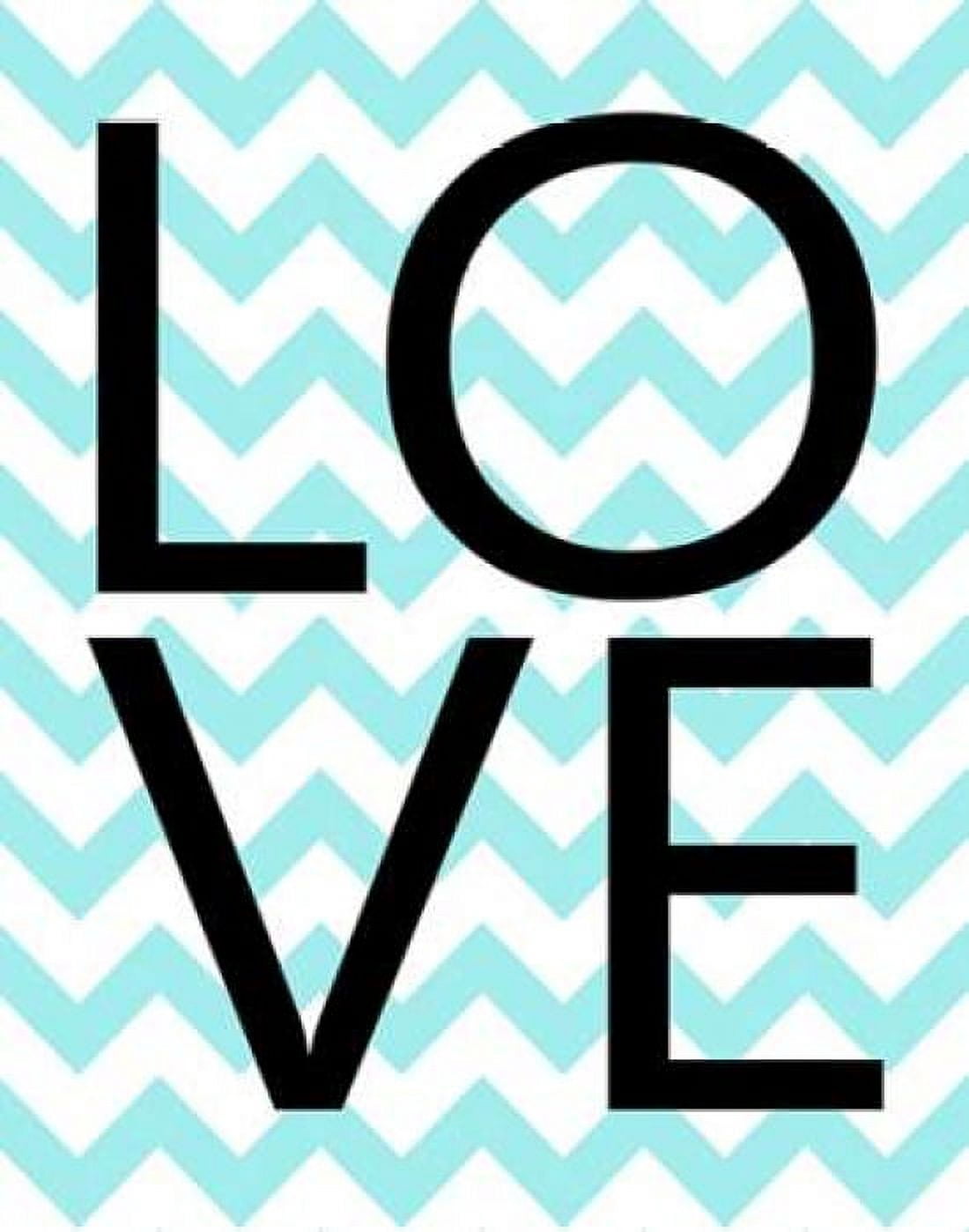 Love Chevron I Canvas Art - Tamara Robinson (22 x 28)