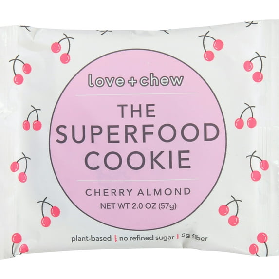 Love Chew Cookie Cherry Almond 2 oz (Pack Of 12)