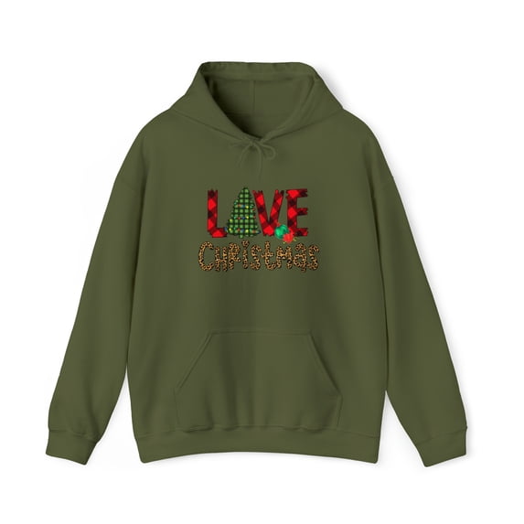 Love Christmas Unisex Heavy Blend™ Hooded Sweatshirt