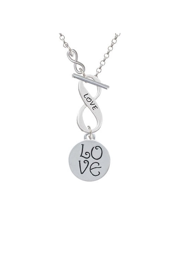 Love Circle - To Infinity Love Toggle Necklace