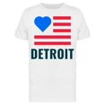 thumbnail image 1 of Love City Detroit T-Shirt Men -Image by Shutterstock, Male XX-Large, 1 of 2