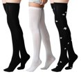 thumbnail image 1 of Love Classic Extra Long Women's Thigh High Socks Soft Leg Warmers Shoe Sizes 6-9, 1 of 7