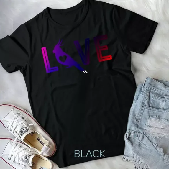 Love Cockatiel Gifts For Women Parrot Gift For Bird Lovers Unisex T-Shirt Unisex S-5XL Hot Trending Shirt, Vintage Birthday Gift