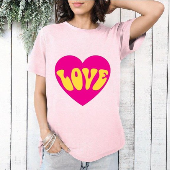 Love Cool Heart Symbol Romance Affection Valentines Day T-Shirt, for men & women, up to size 5XL