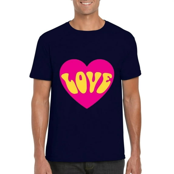 Love Cool Heart Symbol Romance Affection Valentines Day T-Shirt, for men & women, up to size 5XL