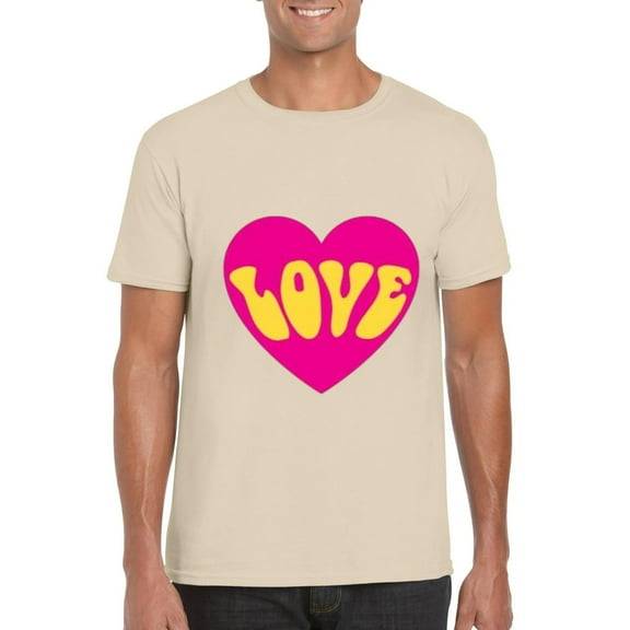 Love Cool Heart Symbol Romance Affection Valentines Day T-Shirt, for men & women, up to size 5XL