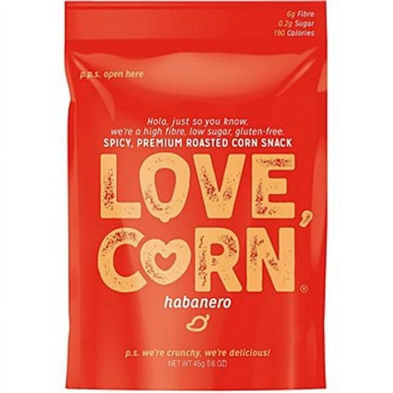 Love Corn Corn Snack, Habanero Chili - 1.6 oz
