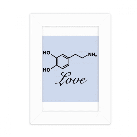 Love Couple Checal Structure Molecule Desktop Photo Frame Picture Display Decoration Art Painting