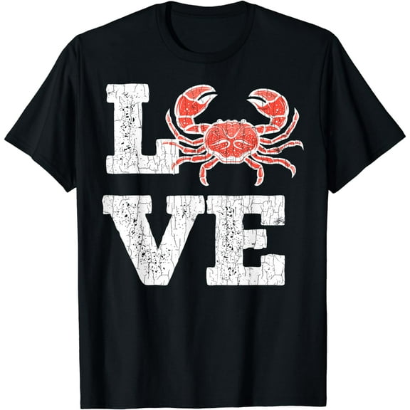 Love Crab Funny Crabbing Crabs Lover Eater Graphic T-Shirt