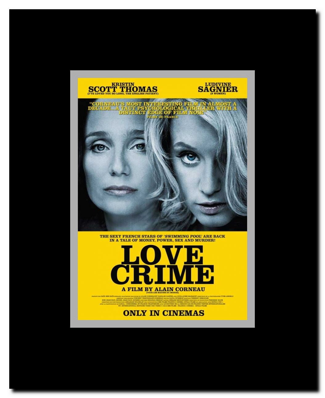 Love Crime Framed Movie Poster