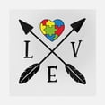 thumbnail image 1 of Love Crossed Arrows Puzzle Transfer, 1 of 1