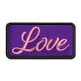 thumbnail image 1 of Love Cursive Text Applique Multi-Color Embroidered Hook & Loop Patch - 3 Inch Medium, 1 of 5