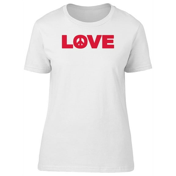 Love Cute Hot Pink Symbol Quote T-Shirt Women -Image by Shutterstock, Female Medium