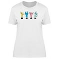 thumbnail image 1 of Love Cute Kittens Doodles T-Shirt Women -Image by Shutterstock, Female XX-Large, 1 of 2