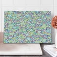 thumbnail image 1 of Love Cutting Board, Affection Doodle Style Pleasure Flourishes Curls Classics Pop Art Print, Decorative Tempered Glass Cutting and Serving Board, Large Size, Multicolor, by Ambesonne, 1 of 5