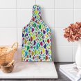 thumbnail image 1 of Love Cutting Board, Hearts Rainbow Vibrant Colors Love Honeymoon Theme Joyful Fun Cheering Art Print, Decorative Tempered Glass Cutting and Serving Board, Wine Bottle Shape, Multicolor, by Ambesonne, 1 of 1
