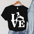 thumbnail image 1 of Love Dachshund Print Summer Casual T-shirts For Women Creative O Neck Short-sleeved T-shirts Fashion Ladies T-shirt, 1 of 5