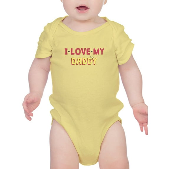 Love Daddy, Quote Bodysuit Infant -Smartprints Designs, 24 Months
