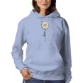 thumbnail image 1 of Love Daisy Positive Heart  Hoodie Women -Image by Shutterstock, Female Large, 1 of 4