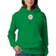 thumbnail image 1 of Love Daisy Positive Heart Hoodie Women - Women Hoodie, Small, 1 of 4