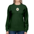 thumbnail image 1 of Love Daisy Positive Heart  Sweatshirt Women -Image by Shutterstock, Female Medium, 1 of 4