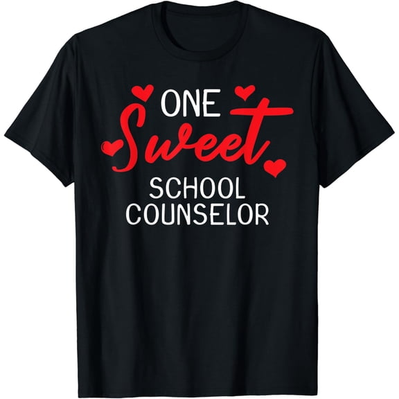 Love Day School Counselor Sweet Heart Gift T-Shirt