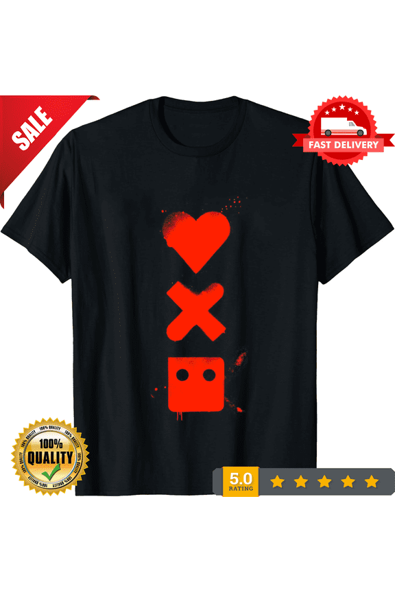 Love Death and Robots Logo T-shirt 100% Cotton Tee Men's Women's All Sizes (yw-306), NEW INSTOCK-TH70756