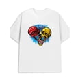 thumbnail image 1 of Love & Death for men 180G 100% Cotton white Classic Unisex Shirt Short Sleeve tshirts Original Unisex Shirt Graphic tshirts Classic Unisex Shirt Crewneck tshirts, 1 of 7