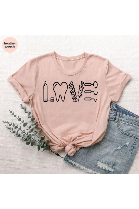 Love Dental Shirt, Dentist Equipment Shirt, For Dentist,Dental Hygiene S,Teeth Shirt,Dental Assistant Shirt,Dentist Graduation All Size S-5XL