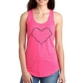 thumbnail image 1 of Love Design Garland Stars Racerback Tank Women -Image by Shutterstock, Female x-Large, 1 of 4