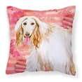 thumbnail image 1 of Love Design with Dog Fabric Decorative Pillow, 1 of 4