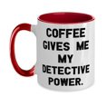 thumbnail image 1 of Love Detective Gifts, Coffee, Beautiful Graduation Two Tone 11oz Mug Gifts Idea For Coworkers, Detective Gifts From Team Leader, Detective gifts for adults, Detective gifts for, Detective themed, 1 of 2