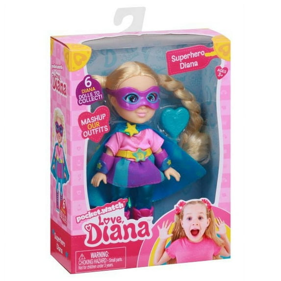 Love Diana 6 Inch Fashion Doll | Superhero Diana