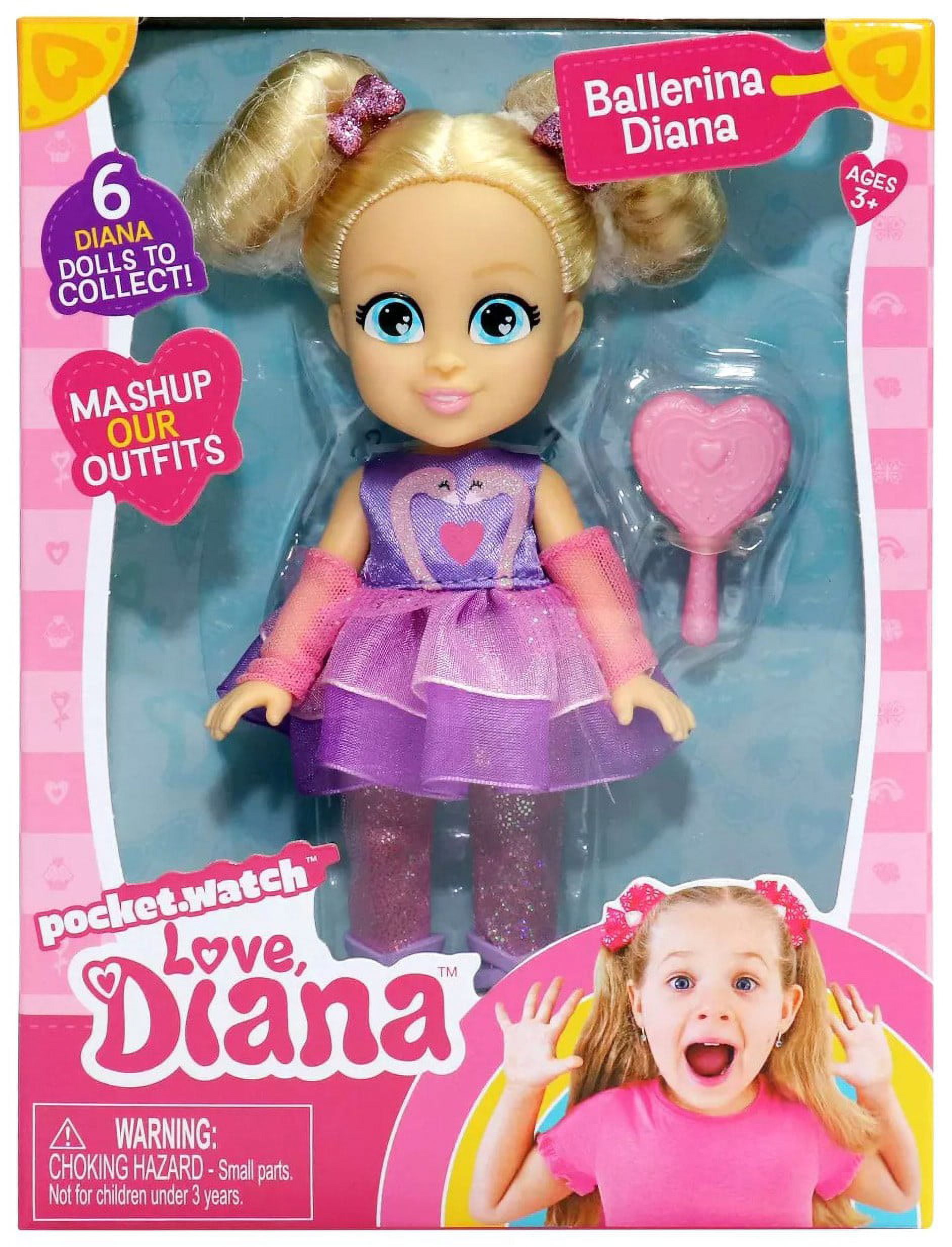 Love Diana Princess of Play Pocket Watch Doll by Headstart