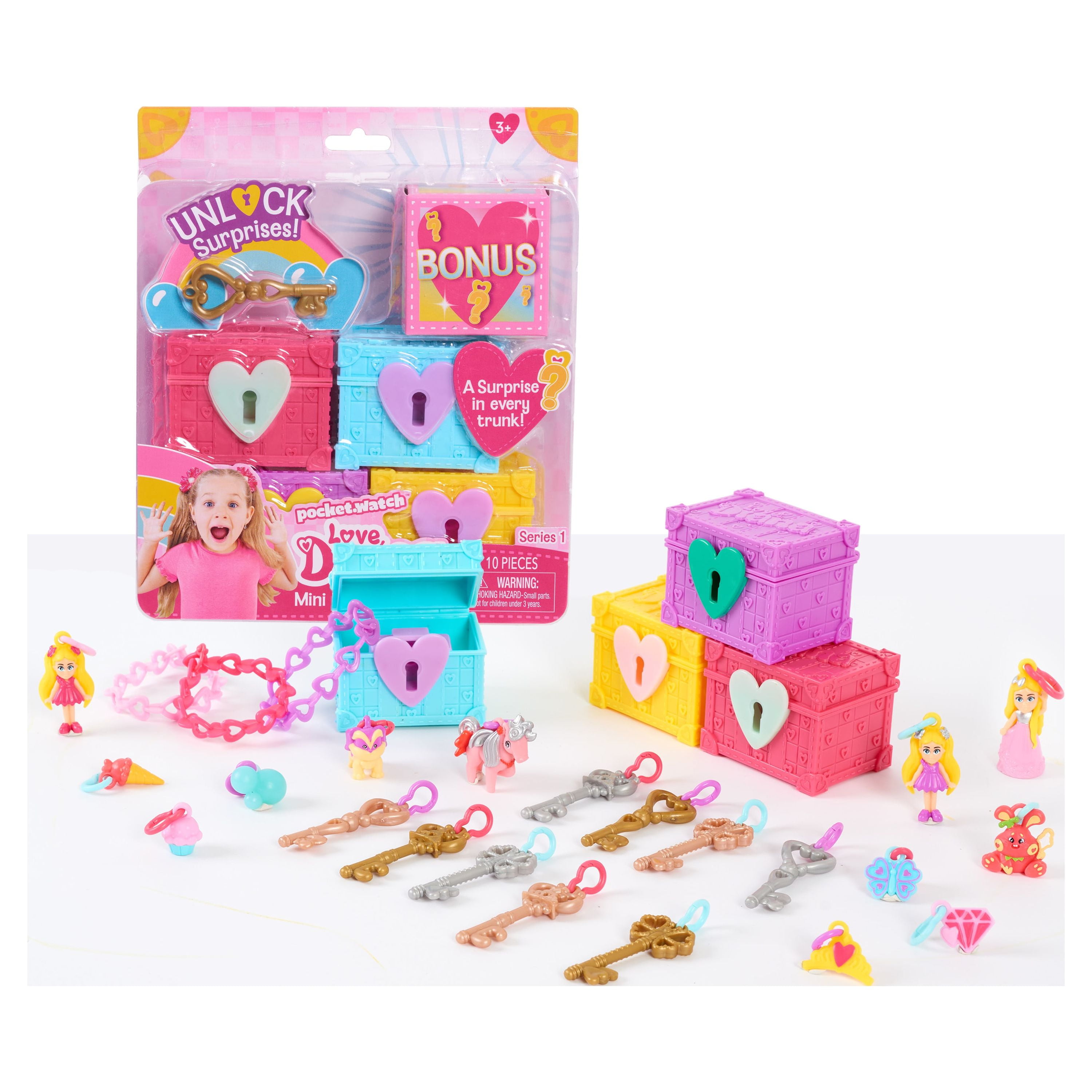 Love Diana Mini Mystery Trunks, 5-Surprises Inside, Includes Bonus