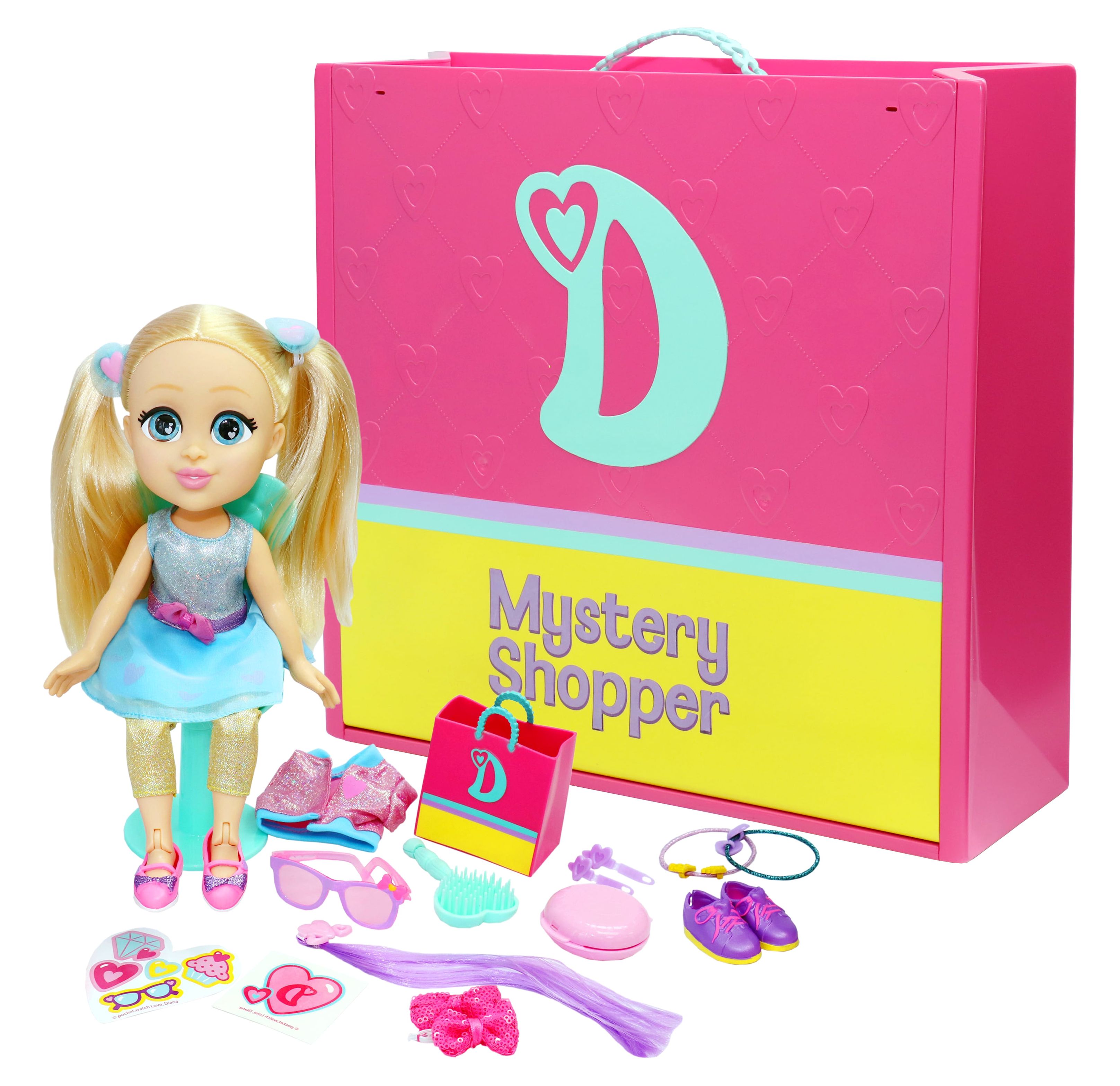 Love Diana Mystery Shopper Playset With 13 inch Doll Plus 12 Surprises, For Ages 3+ - image 1 of 14