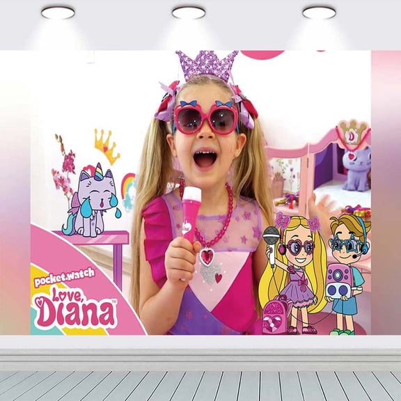 Love Diana Party Supplies Background Backdrop Taspestry Banner Poster Decor Decorations