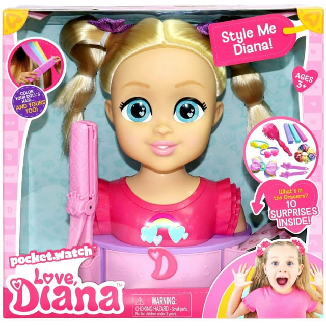 Love, Diana Style Me Diana, 13 inch Doll